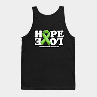 lymphoma Cancer Support | Lime Green Ribbon Squad Support non hodgkin lymphoma Cancer awareness Tank Top